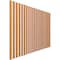 Ekena Millwork 48H x 3/8T Adjustable Wood Slat Wall Panel Kit w/ 2W Slats, Cherry contains 22 Slats SWW66X48X0375CH - alternate 5